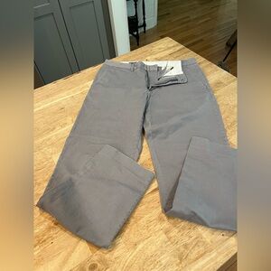 J Crew Factory Mens Size 32 X 32 Gray Flex Tapered  Chino Pants C7